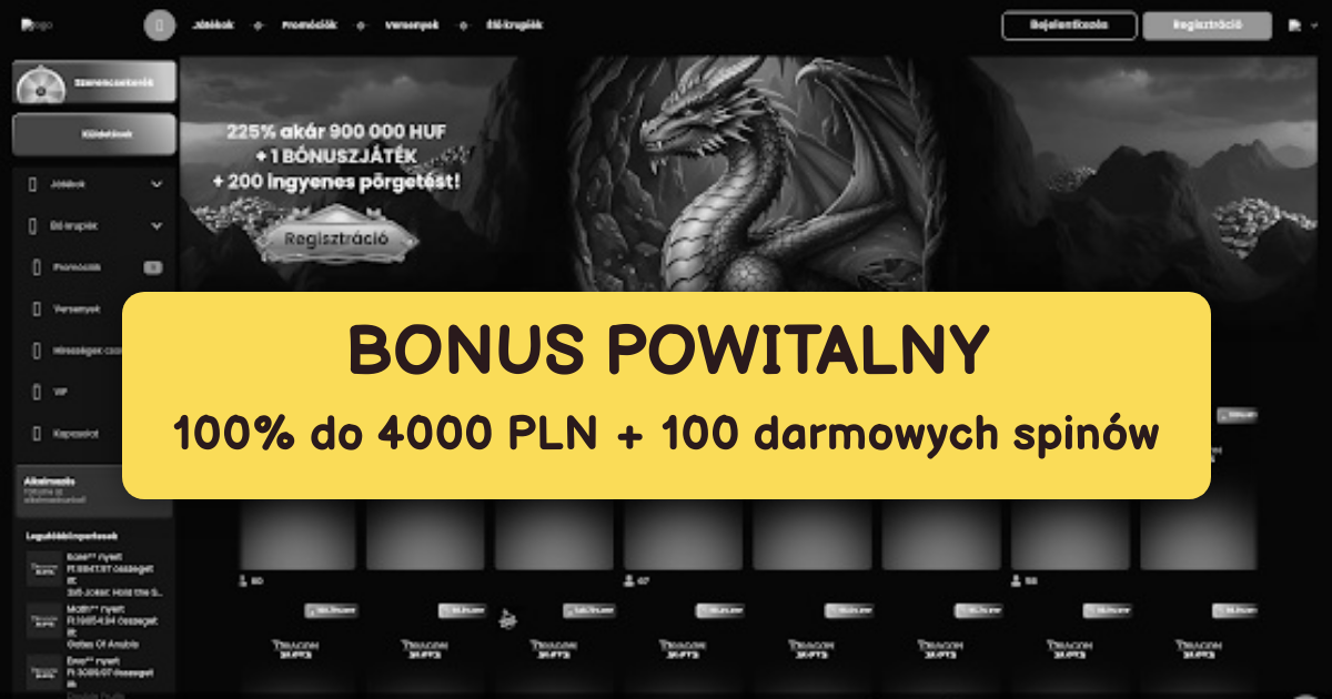 Dragonslots Casino welcome bonus