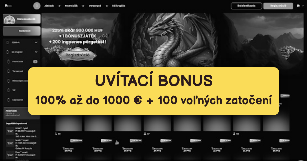 Dragonslots Casino welcome bonus